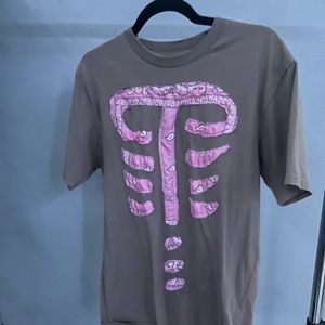 Custom made Skeleton Spine tee